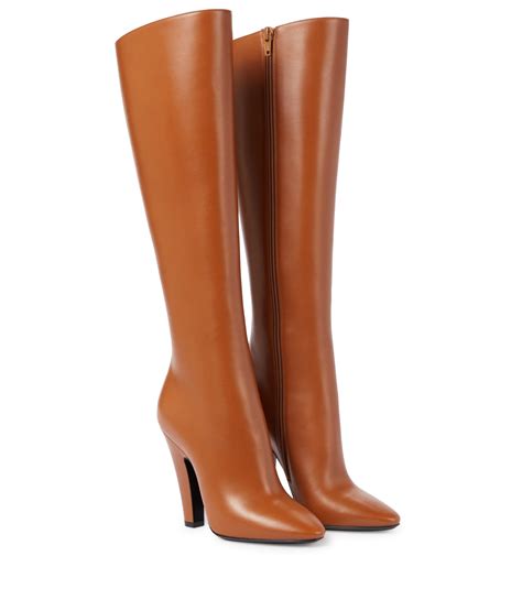 st laurent knee high boots.